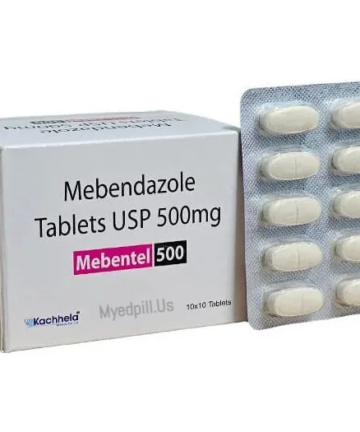 Mebendazole 500mg (Mebentel) tablets