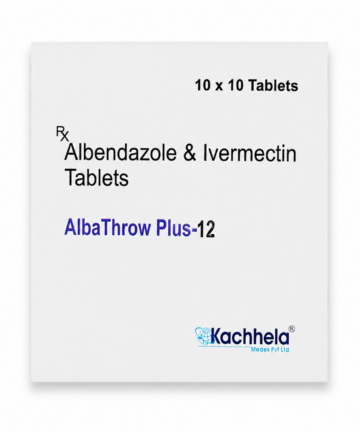 Albendazole & Ivermectin (AlbaThrow Plus-12) Tablet
