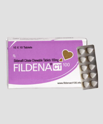 Fildena CT (Sildenafil) Chewable Tablets