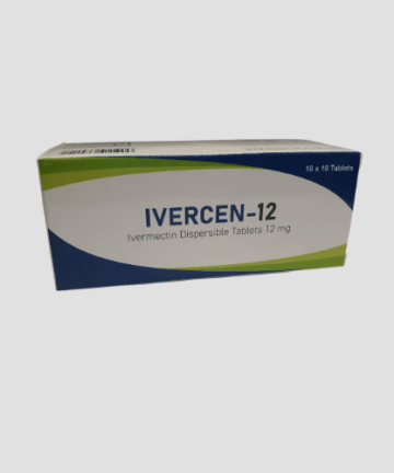 Ivermectin 12mg Tablets (Ivercen 12)