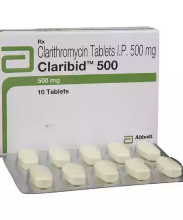 Clarithromycin 500mg (Claribid) Tablets