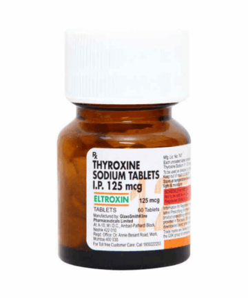 Thyroxine 125mcg (Eltroxin) Tablets
