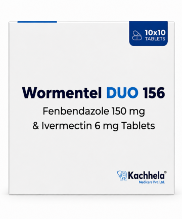 Wormentel DUO 156 (Fenbendazole 150mg & Ivermectin 6mg) Tablets