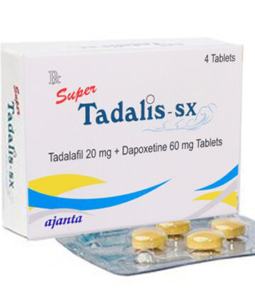 Super Tadalis SX Tablets (Tadalafil 20mg + Dapoxetine 60mg)
