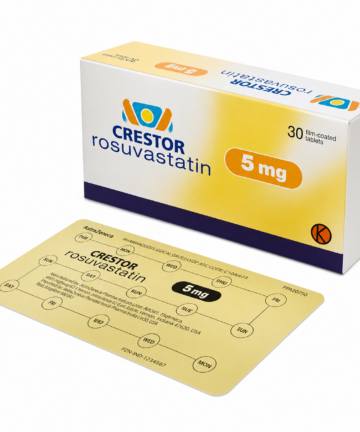 Rosuvastatin 5mg (Crestor) Tablets