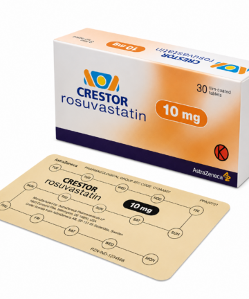 Rosuvastatin 10mg (Crestor) Tablets